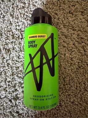 W By Jake Paul Body Spray Bamboo Burst 3.4 Fl Oz Deodorizing Odor Blocking New